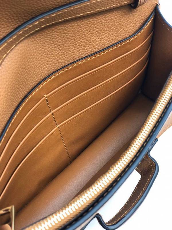 竭誠精品LOEWEBarcelona bag 棕色柔軟珠地小牛皮搭配經典撞色小牛皮blpj13030 7 竭誠精品LOEWEBarcelona bag 棕色柔軟珠地小牛皮搭配經典撞色小牛皮blpj13030