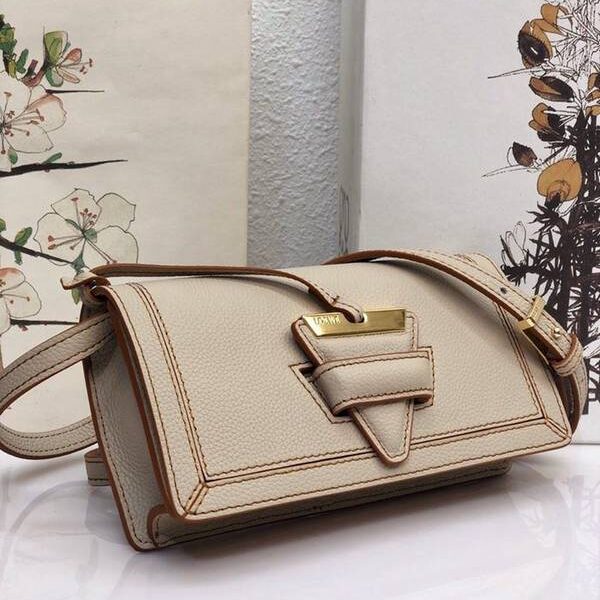 頂級高仿LOEWEBarcelona bag 砂白柔軟珠地小牛皮搭配經典撞色小牛皮blpj13031 9 頂級高仿LOEWEBarcelona bag 砂白柔軟珠地小牛皮搭配經典撞色小牛皮blpj13031