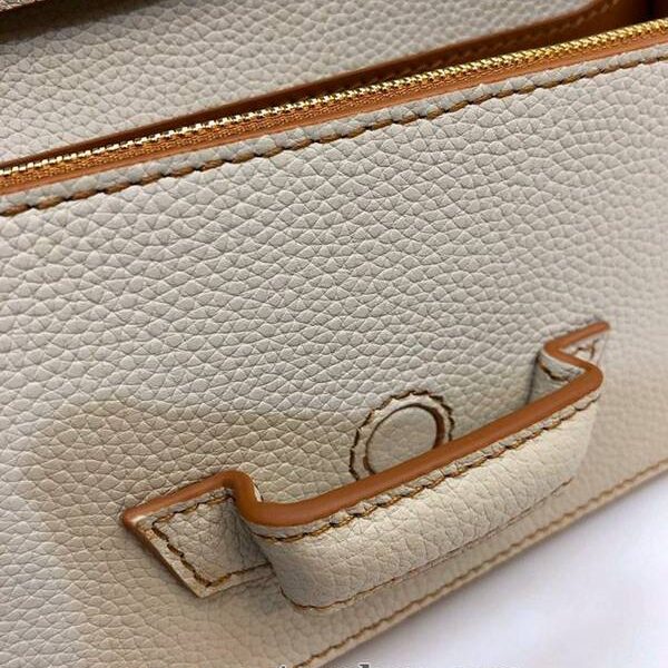 頂級高仿LOEWEBarcelona bag 砂白柔軟珠地小牛皮搭配經典撞色小牛皮blpj13031 13 頂級高仿LOEWEBarcelona bag 砂白柔軟珠地小牛皮搭配經典撞色小牛皮blpj13031