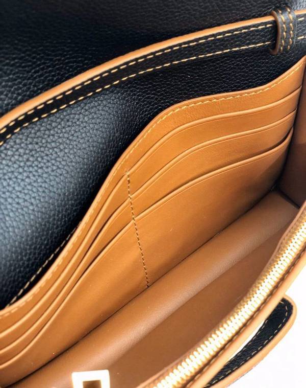 最高等級LOEWEBarcelona bag黑色柔軟珠地小牛皮搭配經典撞色小牛皮blpj13033 7 最高等級LOEWEBarcelona bag黑色柔軟珠地小牛皮搭配經典撞色小牛皮blpj13033