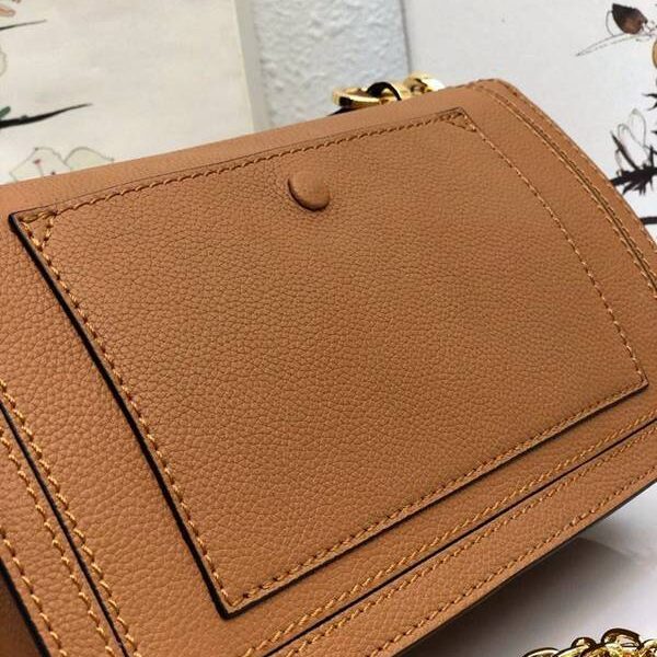 高仿包LOEWEBarcelona bag棕色柔軟珠地小牛皮搭配經典撞色小牛皮blpj13037 11 高仿包LOEWEBarcelona bag棕色柔軟珠地小牛皮搭配經典撞色小牛皮blpj13037