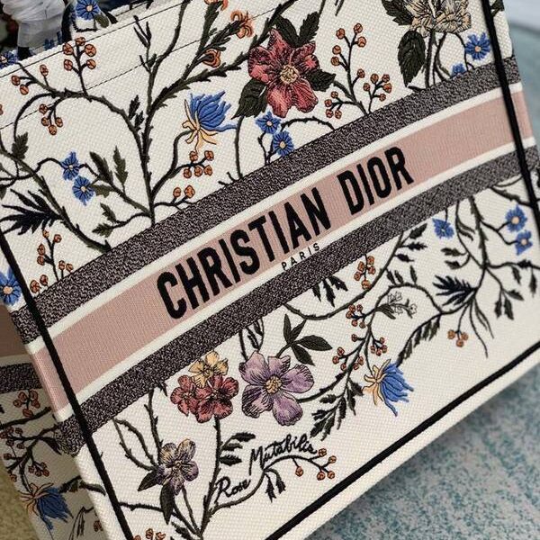 頂級1：1diorDior book tote月季花刺繡包浪漫春日blpj13042