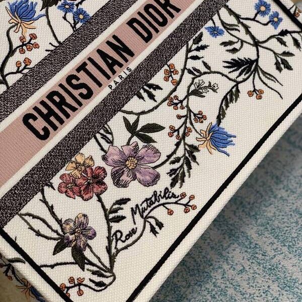 頂級1：1diorDior book tote月季花刺繡包浪漫春日blpj13042
