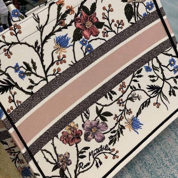 頂級1：1diorDior book tote月季花刺繡包浪漫春日blpj13042
