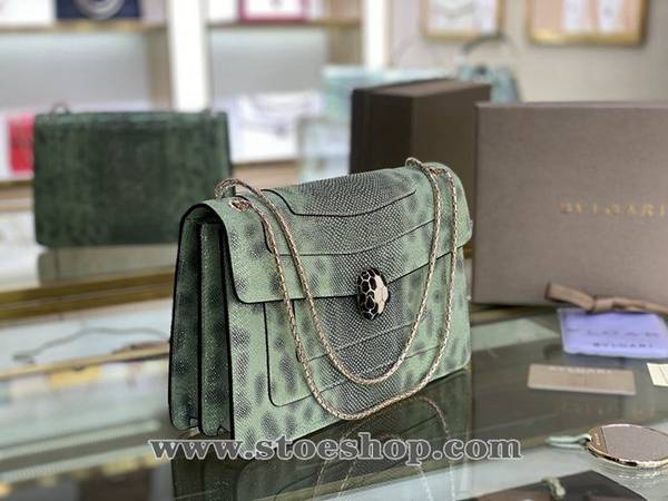 頂級高仿BVLGARI新品蛇頭包薄荷綠蛇Serpenti Forever系列mini款斜挎包blpj13099 2 頂級高仿BVLGARI新品蛇頭包薄荷綠蛇Serpenti Forever系列mini款斜挎包blpj13099