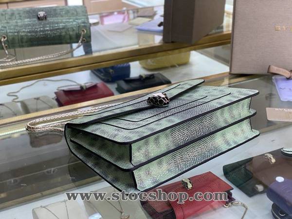 頂級高仿BVLGARI新品蛇頭包薄荷綠蛇Serpenti Forever系列mini款斜挎包blpj13099 4 頂級高仿BVLGARI新品蛇頭包薄荷綠蛇Serpenti Forever系列mini款斜挎包blpj13099