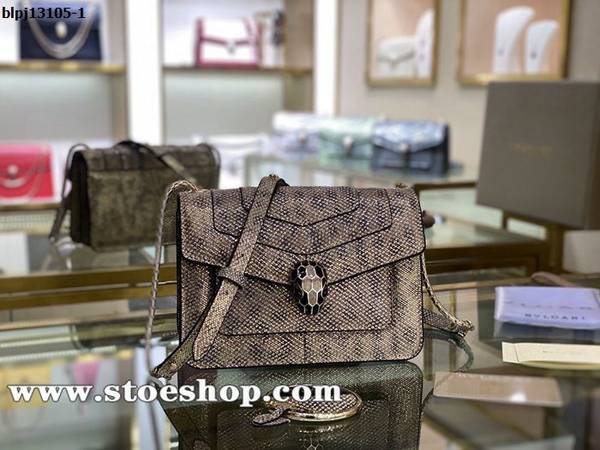 高仿包BVLGARI新品蛇頭包金蛇“Serpenti Forever”系列mini款斜挎包blpj13105