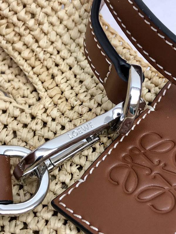 頂級原單LOEWE酒椰纖維和小牛皮 Slit 手袋blpj13272 7 頂級原單LOEWE酒椰纖維和小牛皮 Slit 手袋blpj13272