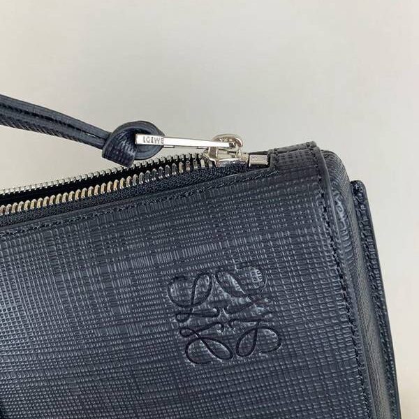高仿LOEWE男士公事包Goya Simple Briefcase耐磨紋理小牛皮