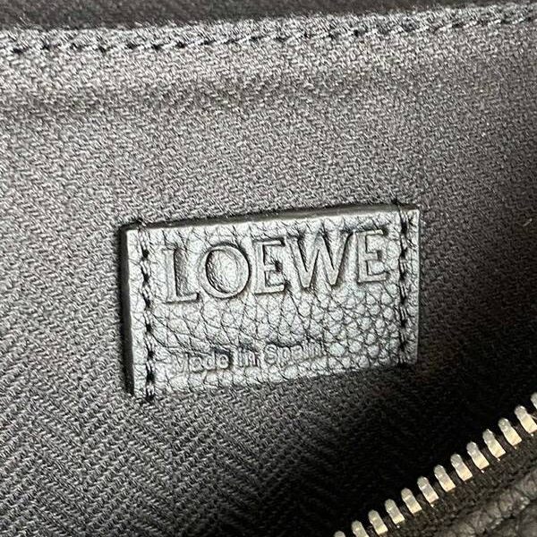 高仿精品推薦LOEWE新版背包 Goya系列雙肩書包粒面小牛皮blpj13279