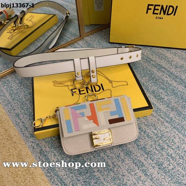 頂級1：1FENDIFENDI家小可愛nano升級版布配牛皮blpj13367