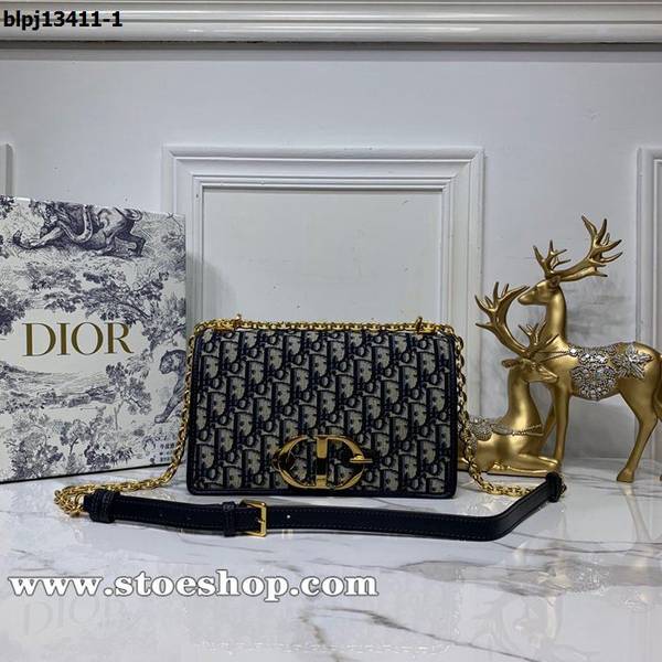 高仿原版DIOR蒙田30新品頂級原單Dior Oblique提花帆布翻蓋式手提包blpj13411