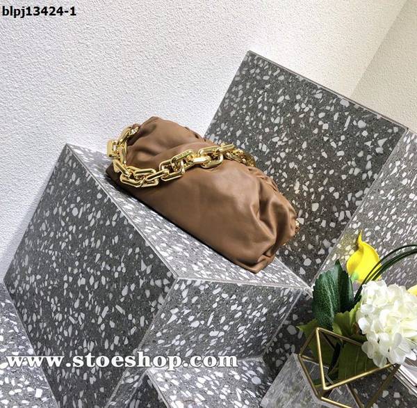 A貨原單BOTTEGA VENETABottega Veneta Chain Pouch金屬鏈條雲朵手拿單肩blpj13424