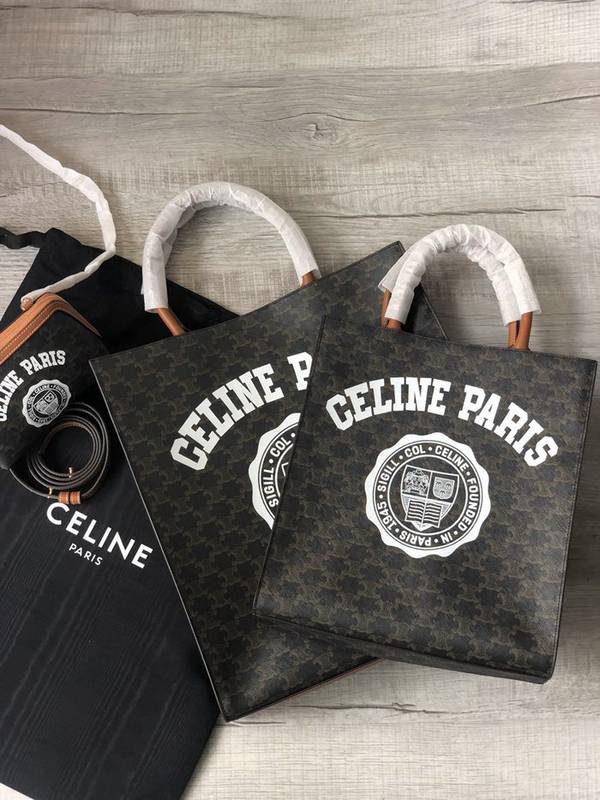 原單1:1celine黃褐色塗層帆布小牛皮手提斜跨肩背blpj13472 9 原單1:1celine黃褐色塗層帆布小牛皮手提斜跨肩背blpj13472
