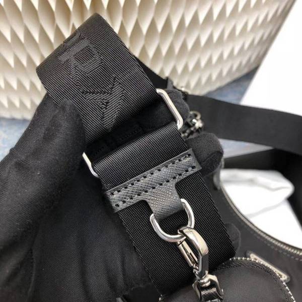 高仿網台灣prada頂級原單Prada新款nylon Hobo手拎/腋下包blpj13624 7 高仿網台灣prada頂級原單Prada新款nylon Hobo手拎/腋下包blpj13624