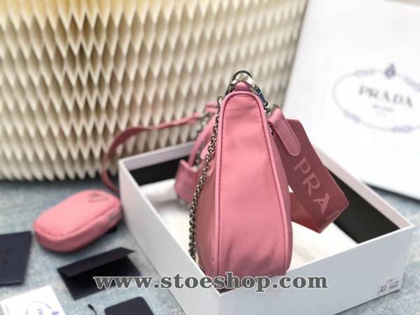 原單A貨prada少女粉頂級原單Prada新款nylon Hobo手拎/腋下包blpj13628 2 原單A貨prada少女粉頂級原單Prada新款nylon Hobo手拎/腋下包blpj13628