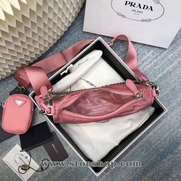 原單A貨prada少女粉頂級原單Prada新款nylon Hobo手拎/腋下包blpj13628 8 原單A貨prada少女粉頂級原單Prada新款nylon Hobo手拎/腋下包blpj13628