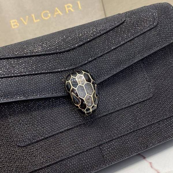 高仿包bvlgari專櫃同步新款蛇皮系列286167採用進口蛇皮blpj13654