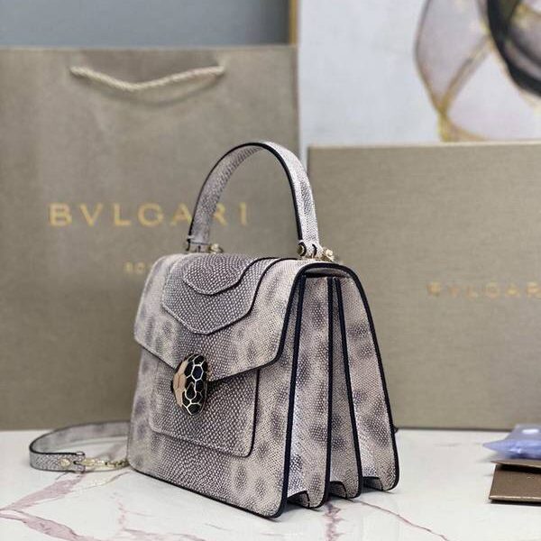 頂級1：1bvlgari專櫃同步新款蛇皮系列282268採用進口蛇皮blpj13661