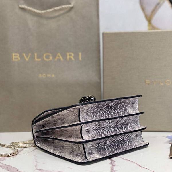 頂級1：1bvlgari專櫃同步新款蛇皮系列282268採用進口蛇皮blpj13661