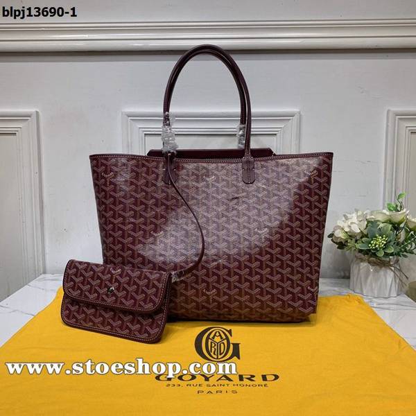 A貨之家goyardGOYARD 戈雅 新款雙層子母購物袋全面對花手工縫線blpj13690