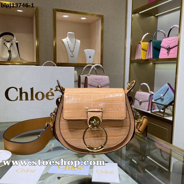 經典款A貨chloeChloe本季新品“Tess”單肩包馬術風格採用鱷魚紋皮革、蜥蜴紋皮革和光滑皮革精製而成blpj13746
