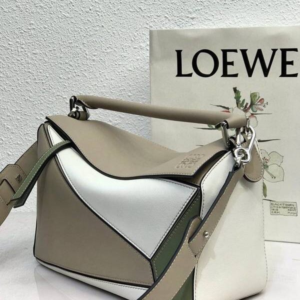 高仿精品批發LOEWE【Puzzle Bag】10171杏/綠 blpj13827