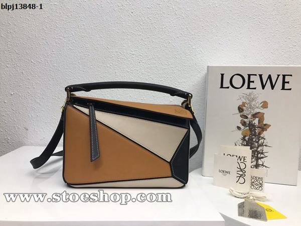 A貨之家LOEWE淺黃拼色Puzzle 羅意威進口西班牙小牛皮blpj13848 1 A貨之家LOEWE淺黃拼色Puzzle 羅意威進口西班牙小牛皮blpj13848