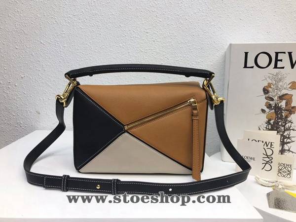 A貨之家LOEWE淺黃拼色Puzzle 羅意威進口西班牙小牛皮blpj13848 4 A貨之家LOEWE淺黃拼色Puzzle 羅意威進口西班牙小牛皮blpj13848