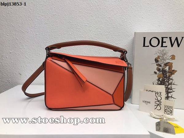 高仿精品LOEWE橙粉拼色Puzzle 羅意威進口西班牙小牛皮blpj13853 1 高仿精品LOEWE橙粉拼色Puzzle 羅意威進口西班牙小牛皮blpj13853