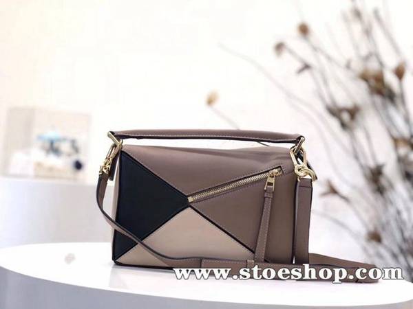 高仿LOEWE杏色拼色Puzzle 羅意威進口西班牙小牛皮blpj13860 3 高仿LOEWE杏色拼色Puzzle 羅意威進口西班牙小牛皮blpj13860
