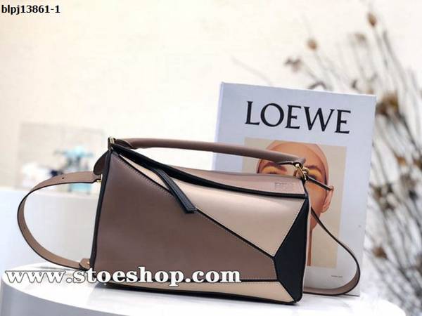 高仿A貨LOEWE杏色拼色Puzzle 羅意威進口西班牙小牛皮blpj13861 1 高仿A貨LOEWE杏色拼色Puzzle 羅意威進口西班牙小牛皮blpj13861