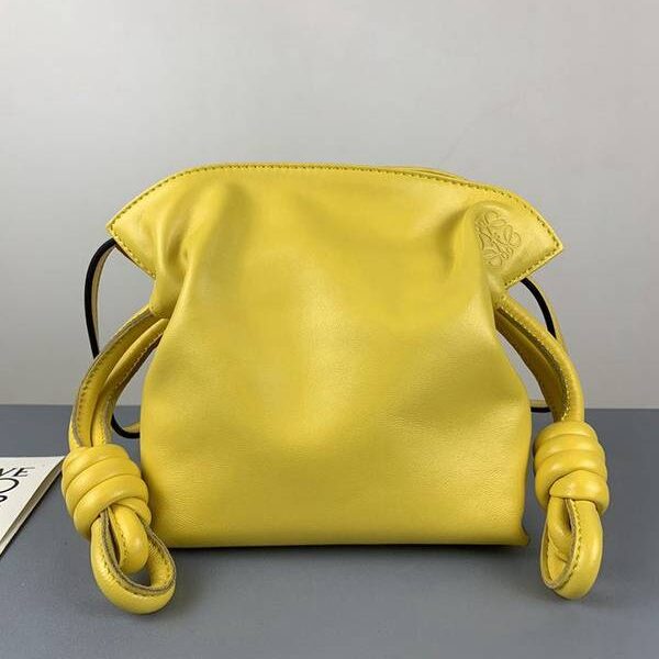 頂級原單LOEWEMini福袋一級進口綿羊皮 果黃羊皮blpj13905