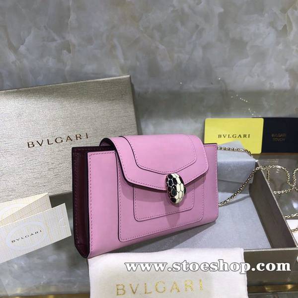 頂級高仿BVLGARI Serpenti Forever粉色小牛皮WOC多功能錢包blpj13935 3 頂級高仿BVLGARI Serpenti Forever粉色小牛皮WOC多功能錢包blpj13935