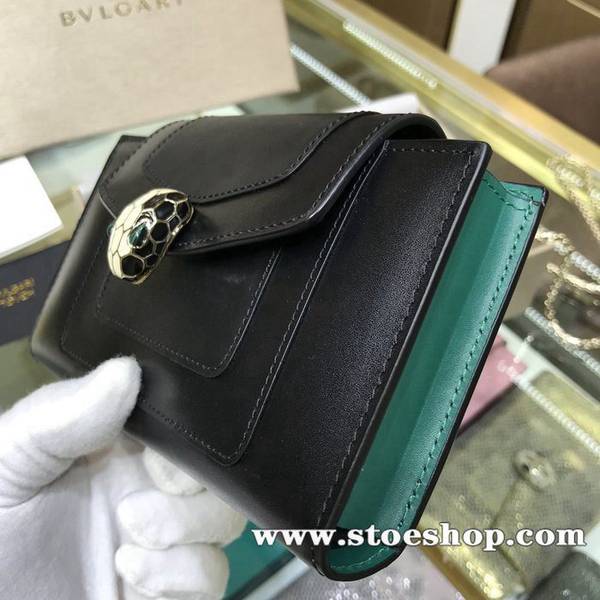 高仿名牌包BVLGARI Serpenti Forever黑色牛皮WOC多功能錢包手機包blpj13938 3 高仿名牌包BVLGARI Serpenti Forever黑色牛皮WOC多功能錢包手機包blpj13938