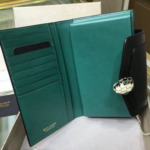 高仿名牌包BVLGARI Serpenti Forever黑色牛皮WOC多功能錢包手機包blpj13938 7 高仿名牌包BVLGARI Serpenti Forever黑色牛皮WOC多功能錢包手機包blpj13938