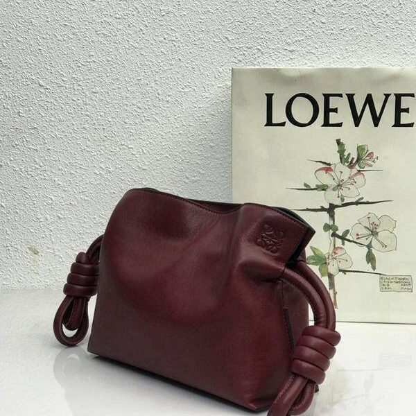 原單奢侈品LOEWEFlamenco 迷你福袋柔軟細膩小牛皮blpj14096