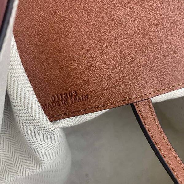 高仿包包LOEWE焦糖櫻花粉Loewe hammock西班牙小牛皮blpj14301