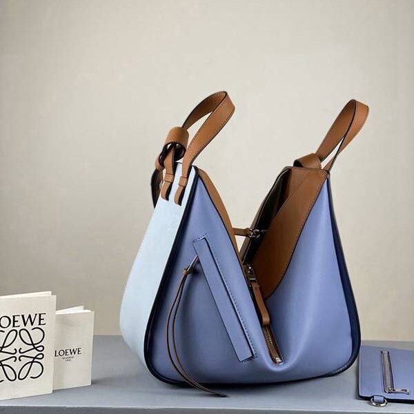 奢侈品高仿LOEWE藍莓紫Loewe hammock西班牙小牛皮blpj14310 12 奢侈品高仿LOEWE藍莓紫Loewe hammock西班牙小牛皮blpj14310