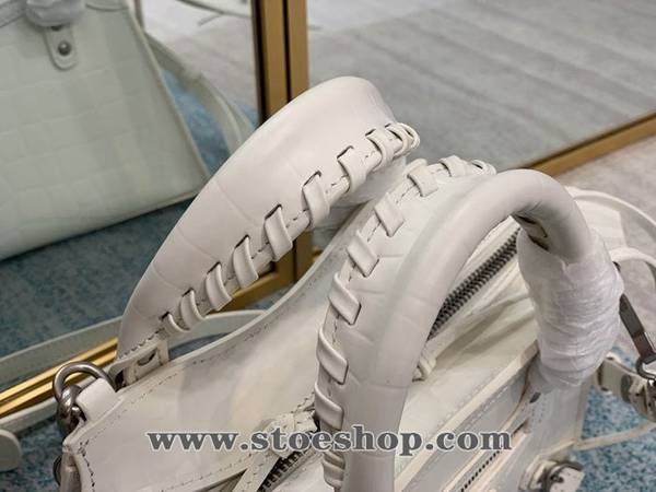 高仿balenciaga 鱷魚紋白 Balenciaga Neo Classic機車包 4 高仿balenciaga 鱷魚紋白 Balenciaga Neo Classic機車包