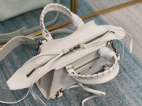 高仿balenciaga 鱷魚紋白 Balenciaga Neo Classic機車包 5 高仿balenciaga 鱷魚紋白 Balenciaga Neo Classic機車包