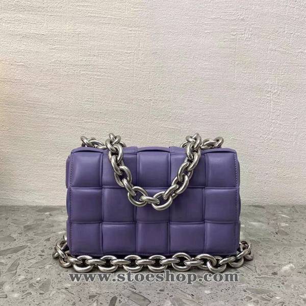 原單1:1BOTTEGA VENETA薰衣草色鏈條枕頭包padded 枕頭包blpj14376 2 原單1:1BOTTEGA VENETA薰衣草色鏈條枕頭包padded 枕頭包blpj14376