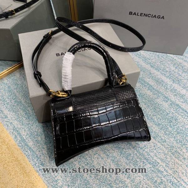 頂級1:1balenciaga三拼鱷魚蜥蜴蛇皮沙漏包Hourglass鱷魚紋沙漏包blpj14447 2 頂級1:1balenciaga三拼鱷魚蜥蜴蛇皮沙漏包Hourglass鱷魚紋沙漏包blpj14447