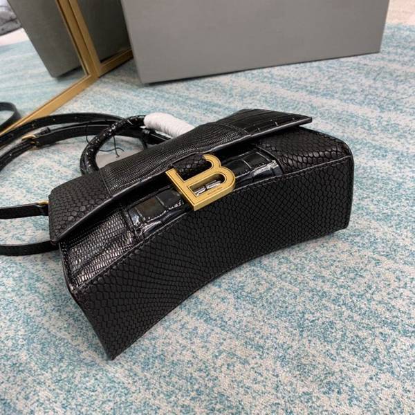 頂級1:1balenciaga三拼鱷魚蜥蜴蛇皮沙漏包Hourglass鱷魚紋沙漏包blpj14447 9 頂級1:1balenciaga三拼鱷魚蜥蜴蛇皮沙漏包Hourglass鱷魚紋沙漏包blpj14447