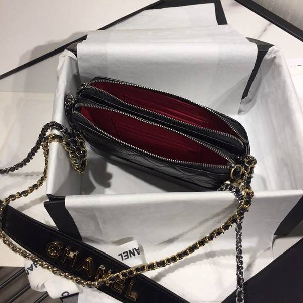 chanel全皮手提包Gabrielle Mini流浪包牛皮多用小包包手拿包、晚宴包、錢包,鏈條三色拼接chb10062 9 chanel全皮手提包Gabrielle Mini流浪包牛皮多用小包包手拿包、晚宴包、錢包,鏈條三色拼接chb10062