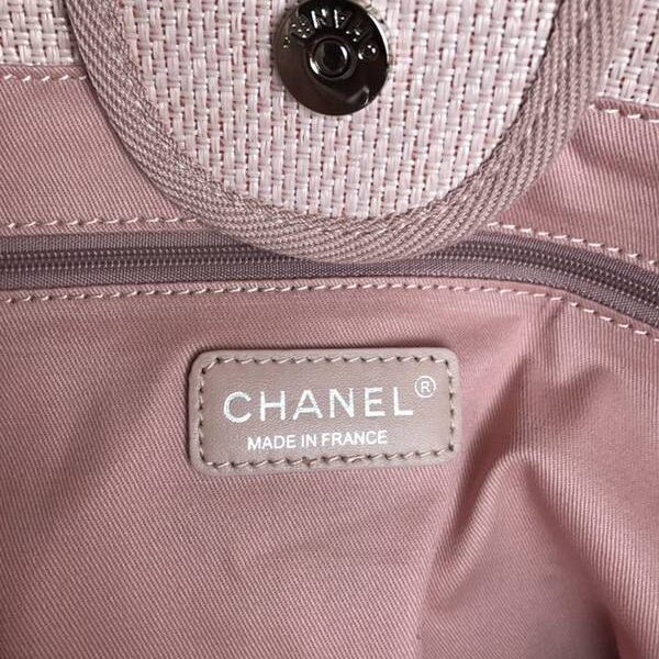 香奈兒 相機包高仿chanel 66941大號沙灘牛仔帆布包chanel deauville春夏迪拜度假系列經典購物袋帶手柄大號媽咪包chb10148