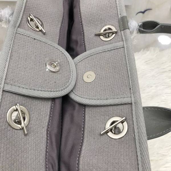 香奈兒 第一高仿chanel 66941大號沙灘牛仔帆布包chanel deauville春夏迪拜度假系列經典購物袋帶手柄大號媽咪包chb10153
