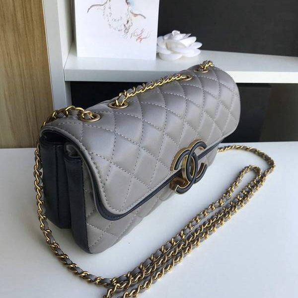 香奈兒高仿包高仿chanel57275 最新款出貨法國進口小羊皮配金色五金chb10156