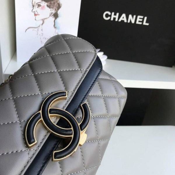香奈兒高仿包高仿chanel57275 最新款出貨法國進口小羊皮配金色五金chb10156