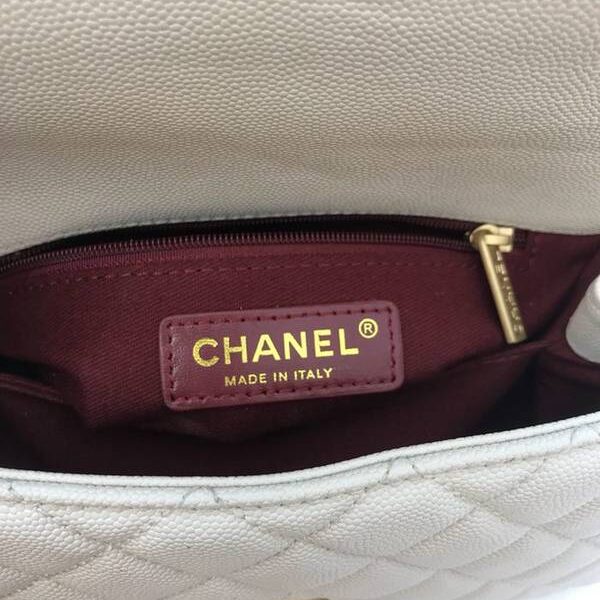 chanel長夾高仿A92990最新棱格細顆粒壓花小牛皮配與手柄單肩斜挎手提中號口蓋包chb10182